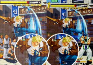 neogeo_rgb_mod_000 left site: verticallines, right site: OK!